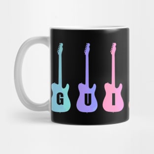 Rock And Roll Guitar Music Mug